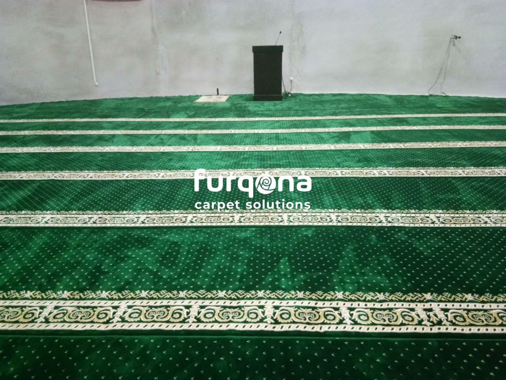 Pasang Karpet Masjid Kebalik